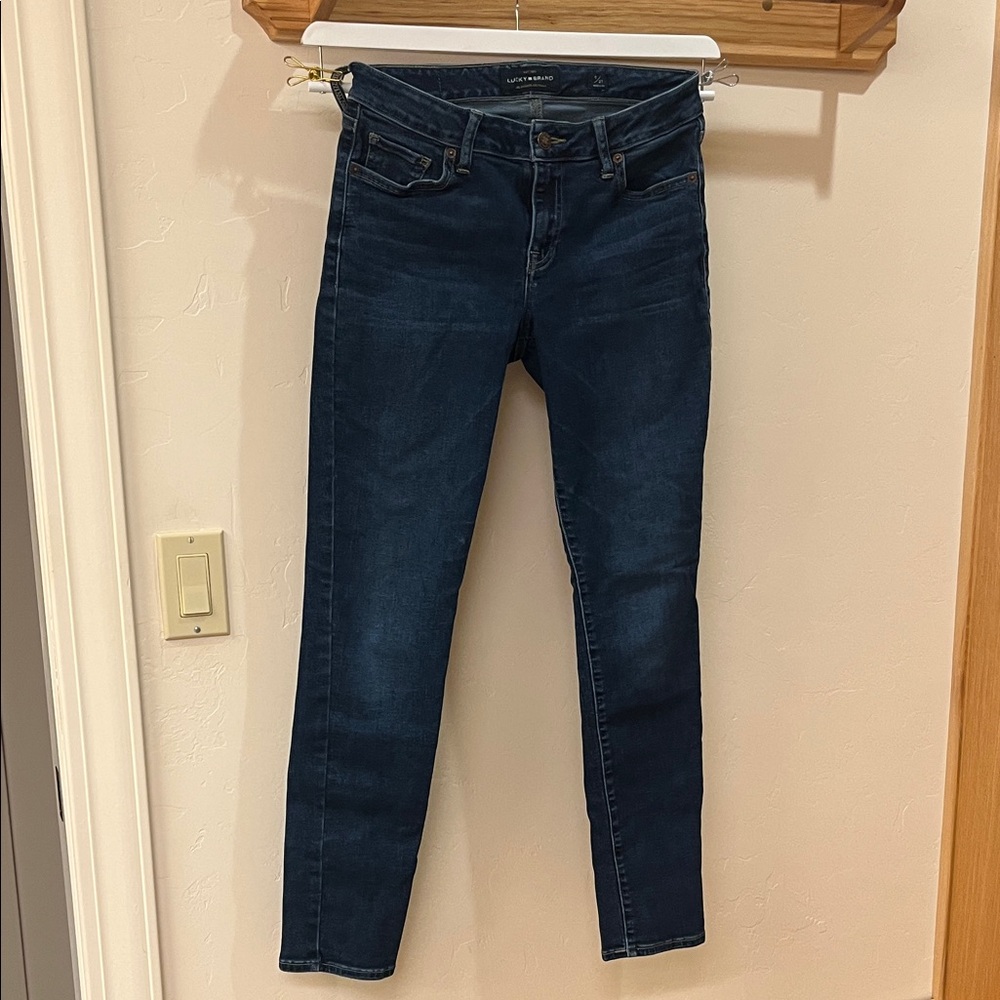 Lucky Brand Women's Dark Blue Skinny Jeans